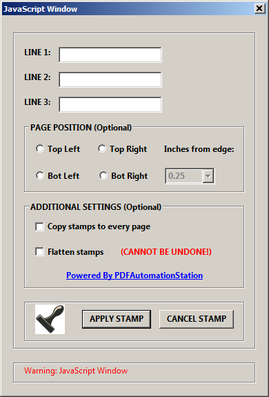 Dynamic Stamp