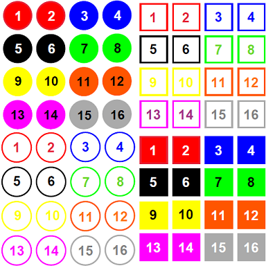 ALL FIVE AUTOMATIC BALLOON NUMBERING BUBBLE STAMPS &##x28;PDF-Xchange&##x29;
