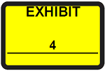 THE BEST, MOST FLEXIBLE LEGAL PDF EXHIBIT STAMP (STICKER) ON THE MARKET