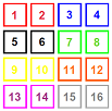 AUTOMATIC BALLOON NUMBERING BUBBLE STAMP - HOLLOW SQUARE (Adobe)